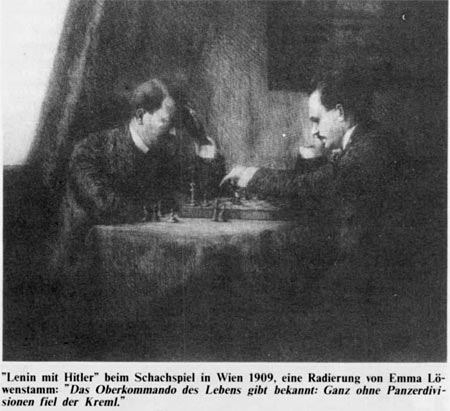 Ленин и Гитлер играют в шахматы